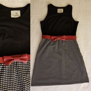 Like New! Checkered Fit & Flare Dress by Tabitha